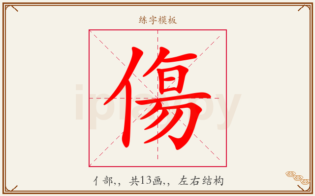 傷字图文介绍