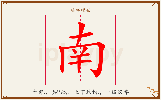 南字图文介绍