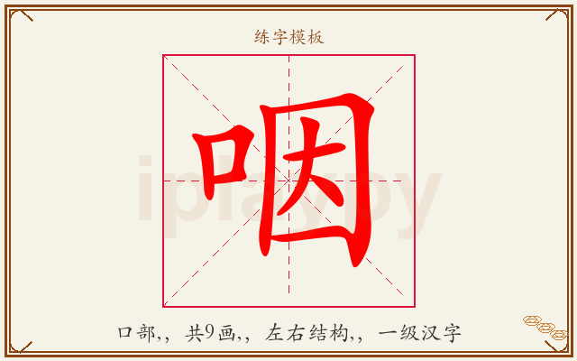 咽字图文介绍