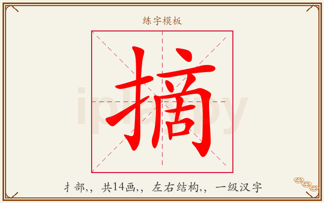 摘字图文介绍