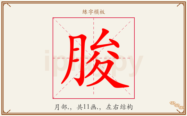 朘字图文介绍