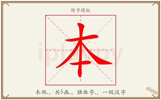 本字图文介绍