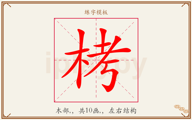 栲字图文介绍