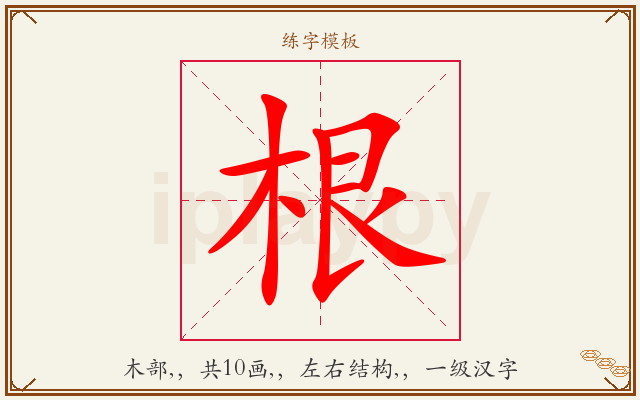 根字图文介绍