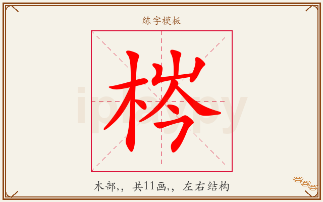梣字图文介绍