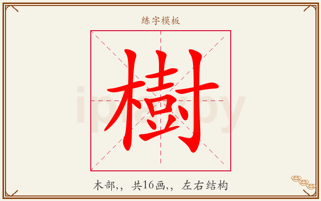 樹字图文介绍