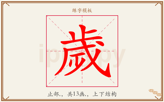 歲字图文介绍