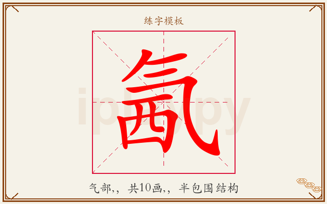 氥字图文介绍