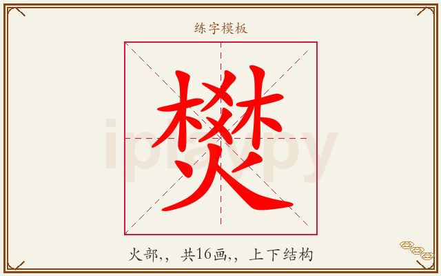 燓字图文介绍