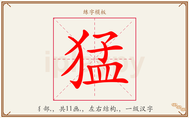 猛字图文介绍