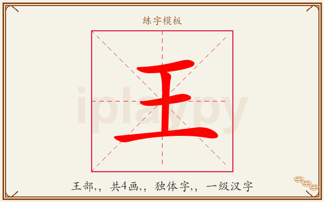 王字图文介绍