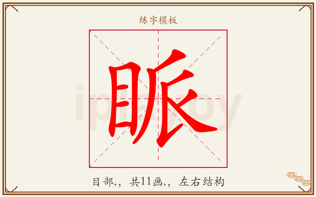 眽字图文介绍