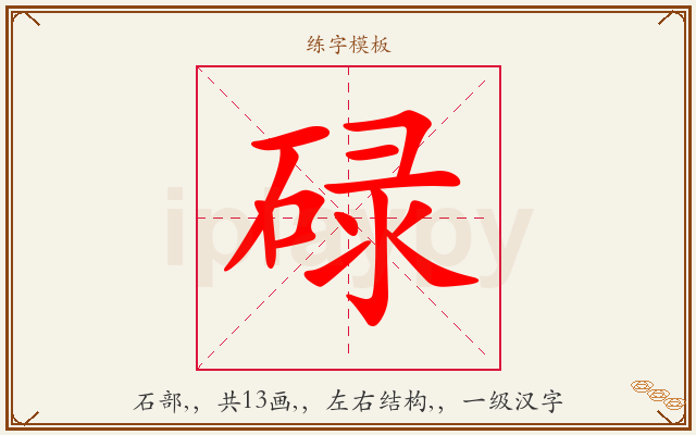 碌字图文介绍