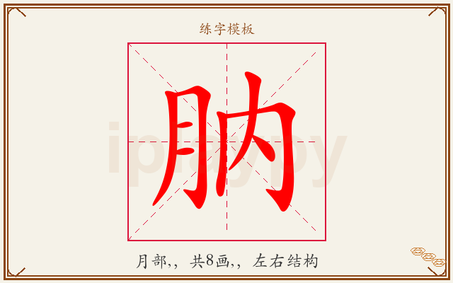 肭字图文介绍