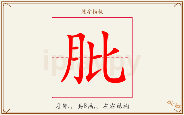 肶字图文介绍