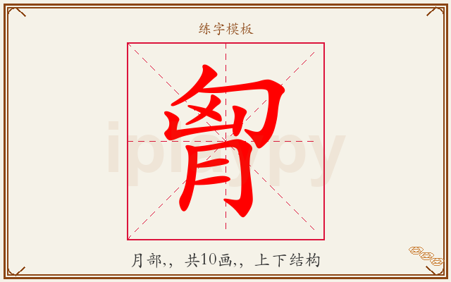 胷字图文介绍