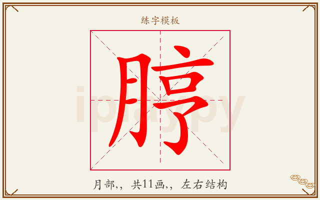 脝字图文介绍