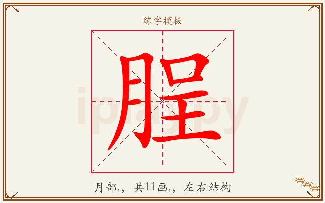 脭字图文介绍