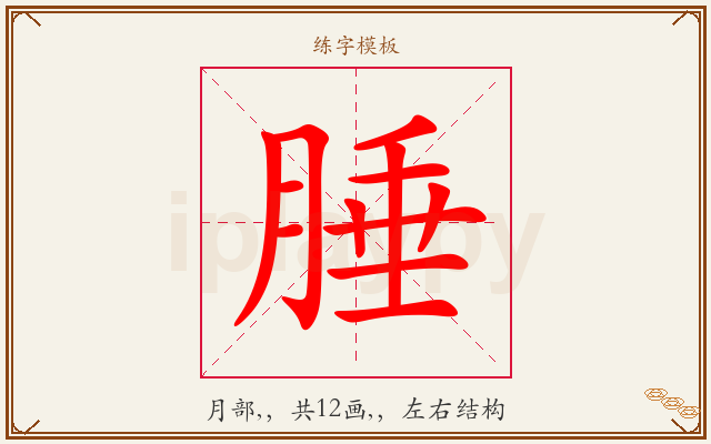 腄字图文介绍