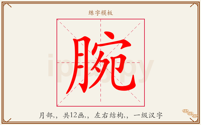 腕字图文介绍