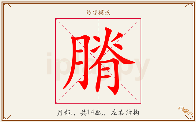 膌字图文介绍