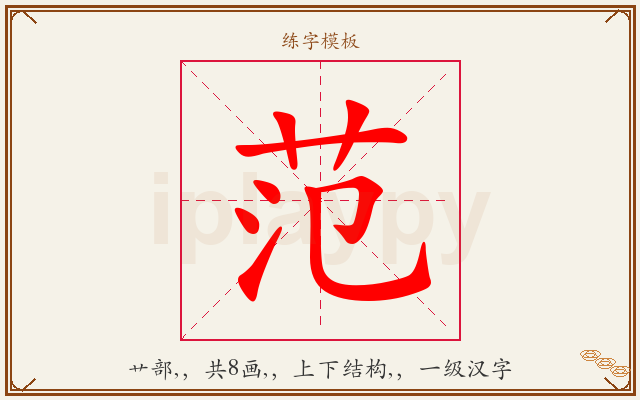 范字图文介绍