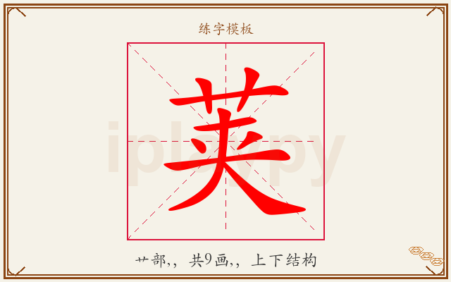 荚字图文介绍