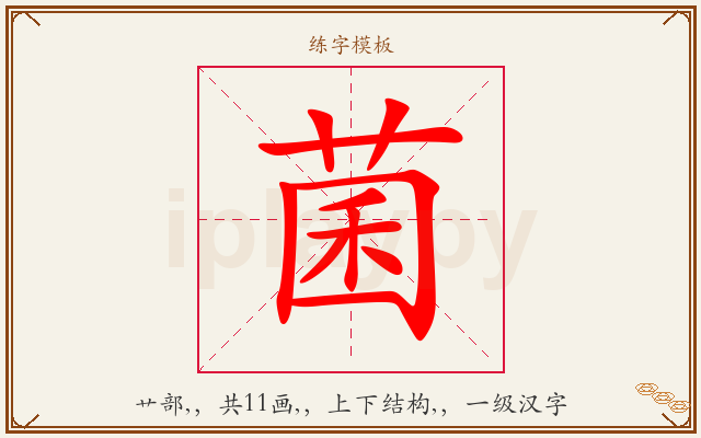 菌字图文介绍