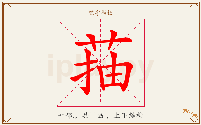 菗字图文介绍