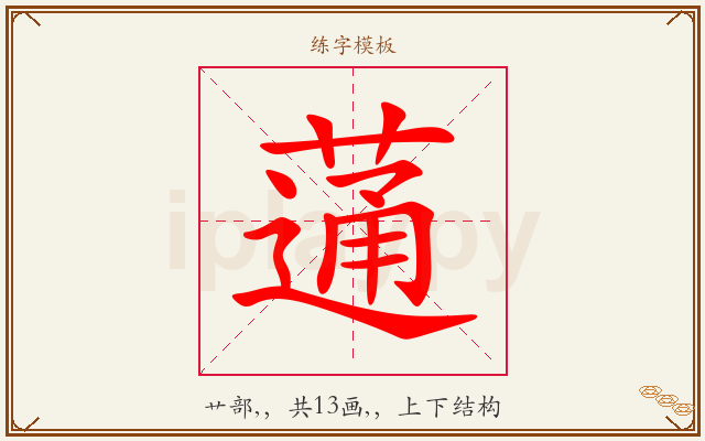蓪字图文介绍