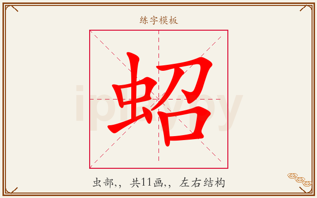 蛁字图文介绍