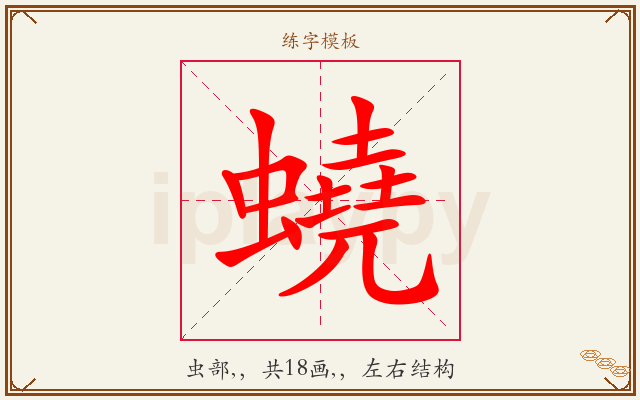 蟯字图文介绍