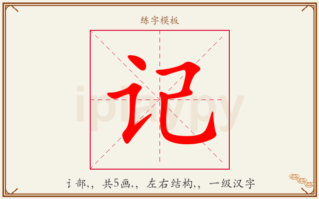 记字图文介绍