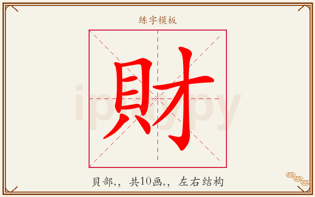 財字图文介绍