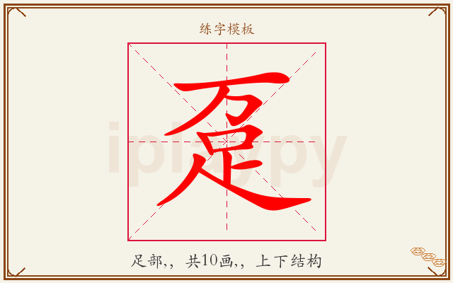 趸字图文介绍