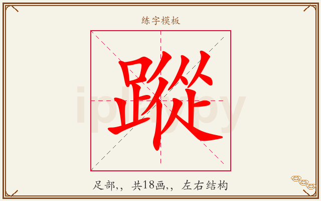 蹤字图文介绍