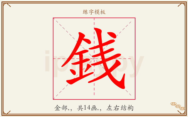 銭字图文介绍