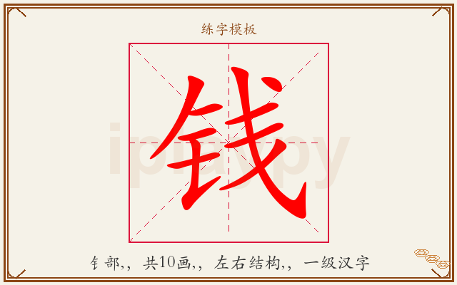 钱字图文介绍
