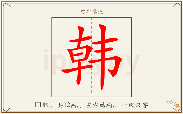 韩字图文介绍