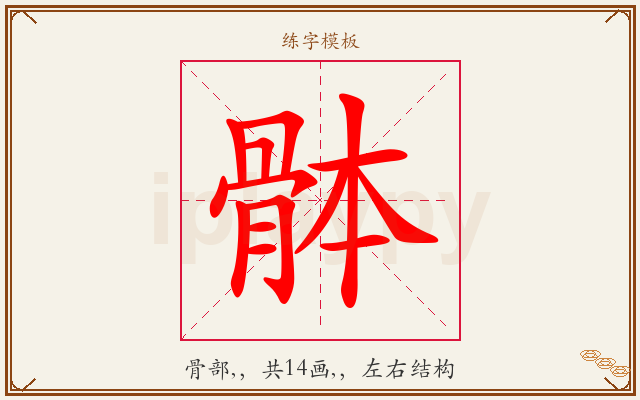 骵字图文介绍