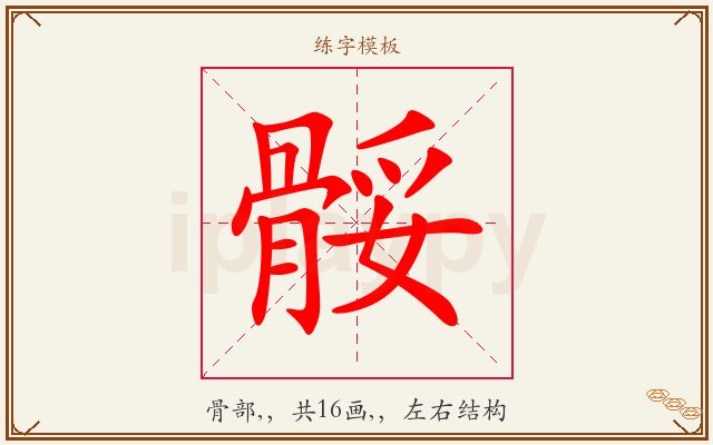 骽字图文介绍