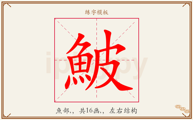 鮍字图文介绍