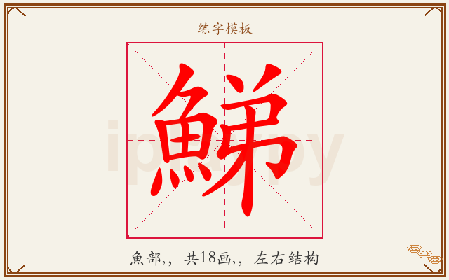 鮷字图文介绍