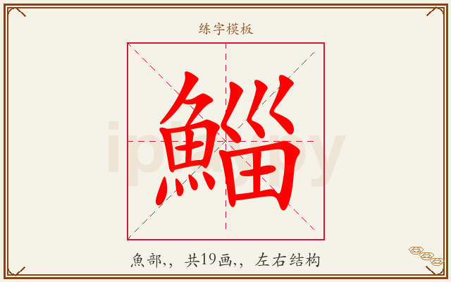 鯔字图文介绍