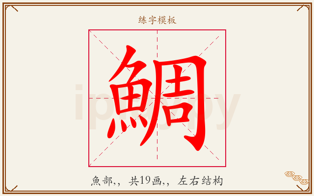 鯛字图文介绍