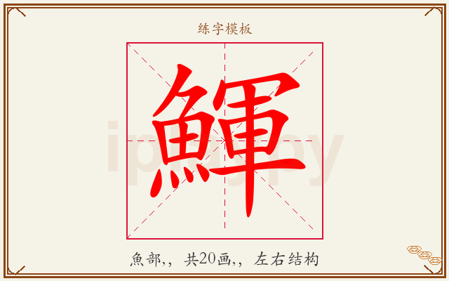 鯶字图文介绍