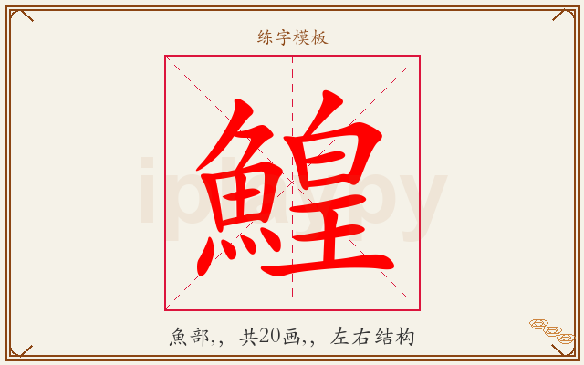 鰉字图文介绍