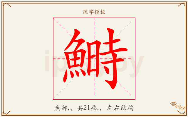 鰣字图文介绍