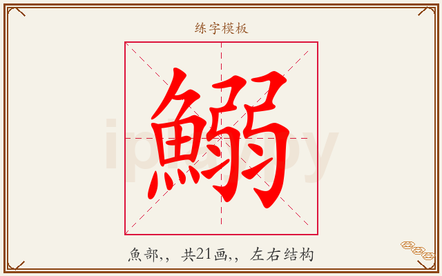 鰯字图文介绍