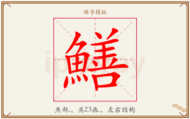 鱔字图文介绍
